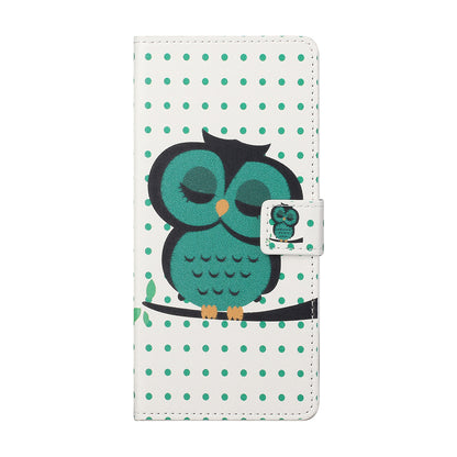Protective Cover for Nokia 5.4 Wallet Pattern Printing Leather Phone Shell