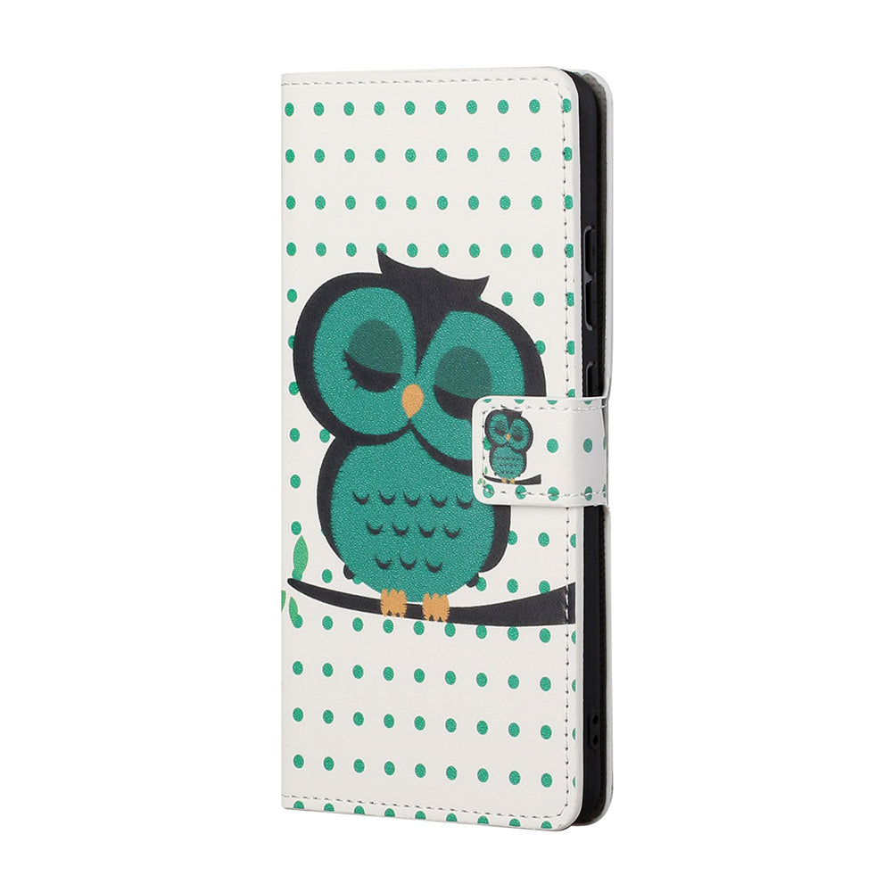 Protective Cover for Nokia 5.4 Wallet Pattern Printing Leather Phone Shell