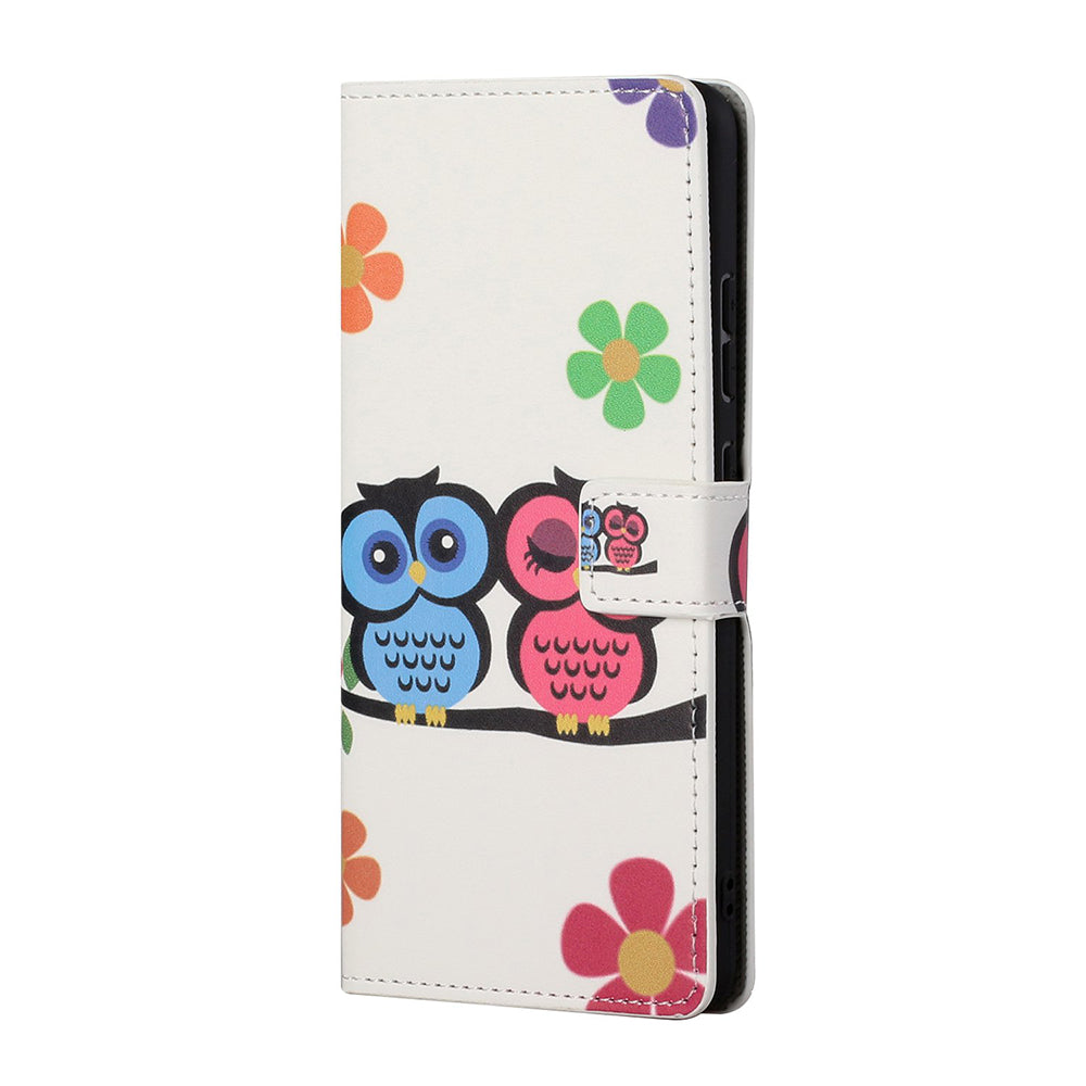 Protective Cover for Nokia 5.4 Wallet Pattern Printing Leather Phone Shell