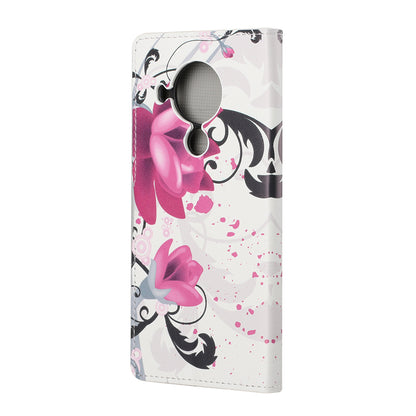 Protective Cover for Nokia 5.4 Wallet Pattern Printing Leather Phone Shell