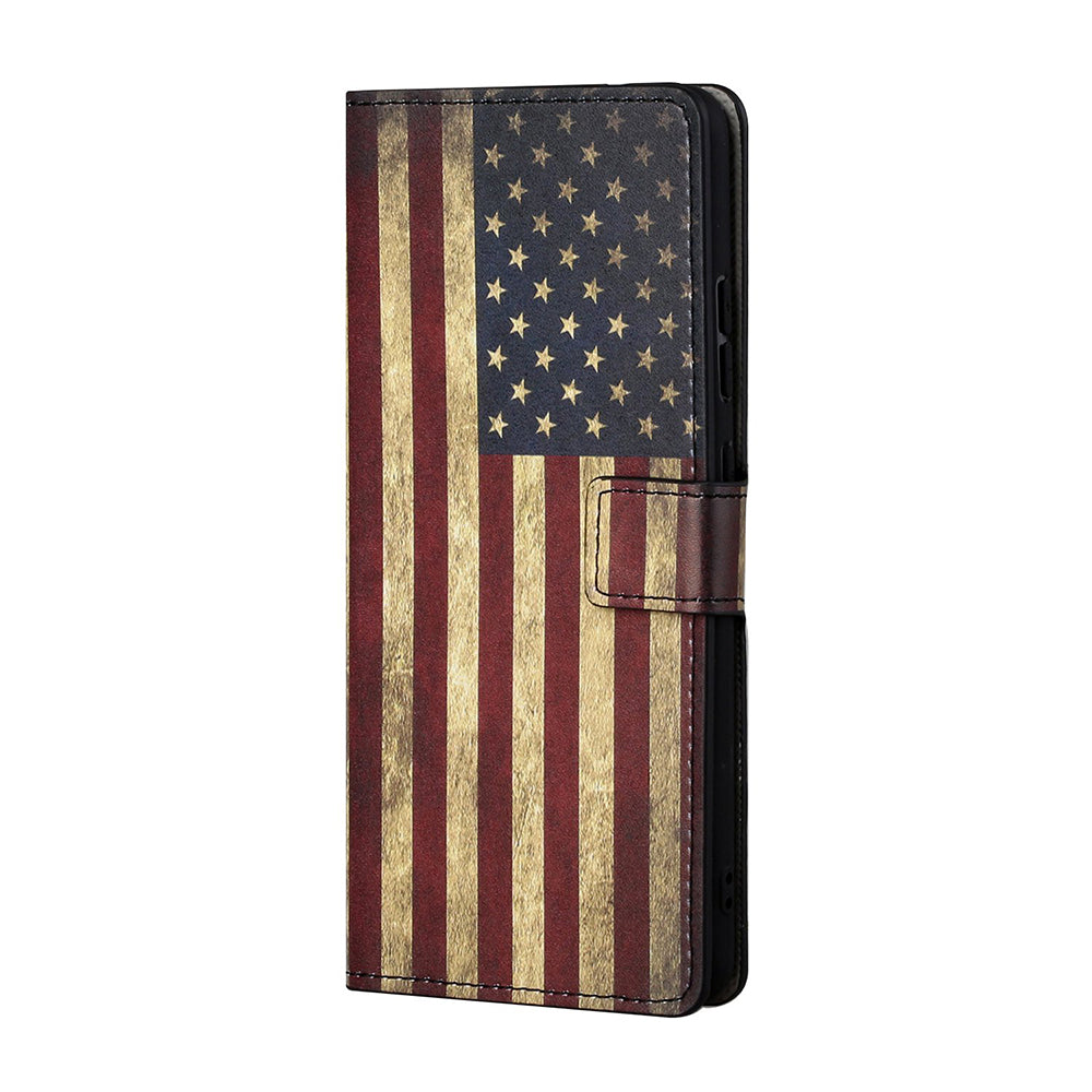 Protective Cover for Nokia 5.4 Wallet Pattern Printing Leather Phone Shell