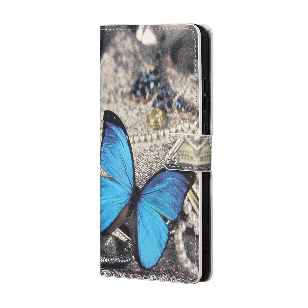 Protective Cover for Nokia 5.4 Wallet Pattern Printing Leather Phone Shell