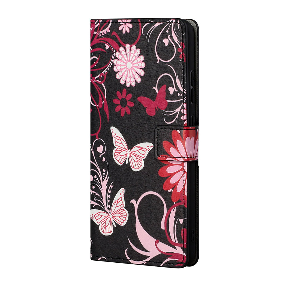 Protective Cover for Nokia 5.4 Wallet Pattern Printing Leather Phone Shell