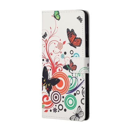 Protective Cover for Nokia 5.4 Wallet Pattern Printing Leather Phone Shell