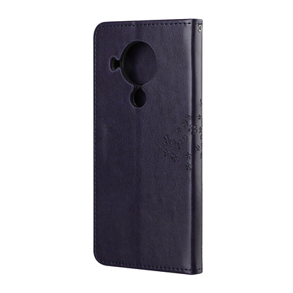 Owl Pattern Printing Design Leather Wallet Phone Cover for Nokia 5.4