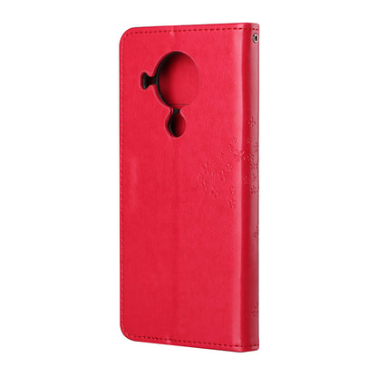 Owl Pattern Printing Design Leather Wallet Phone Cover for Nokia 5.4