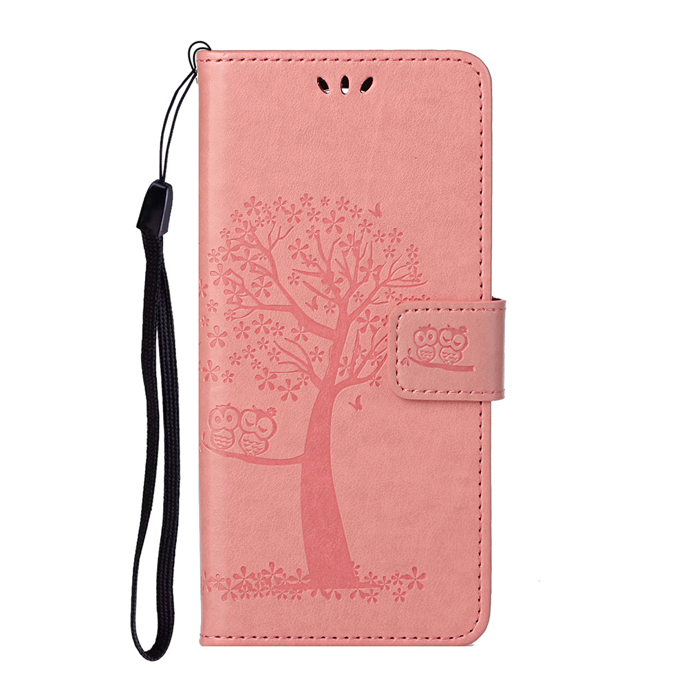 Owl Pattern Printing Design Leather Wallet Phone Cover for Nokia 5.4