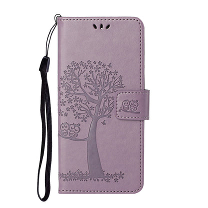 Owl Pattern Printing Design Leather Wallet Phone Cover for Nokia 5.4