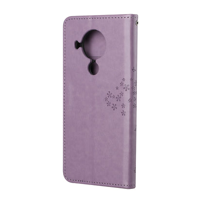 Owl Pattern Printing Design Leather Wallet Phone Cover for Nokia 5.4