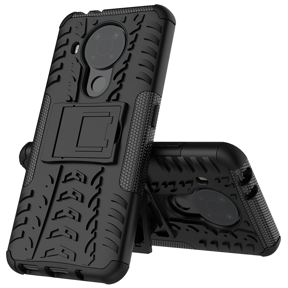 Cool Tyre Design PC + TPU Hybrid Shell Case with Kickstand for Nokia 3.4