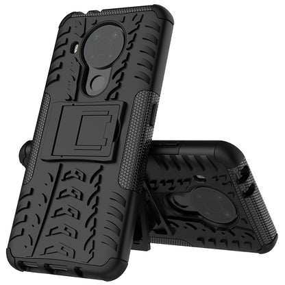 Cool Tyre Design PC + TPU Hybrid Shell Case with Kickstand for Nokia 3.4