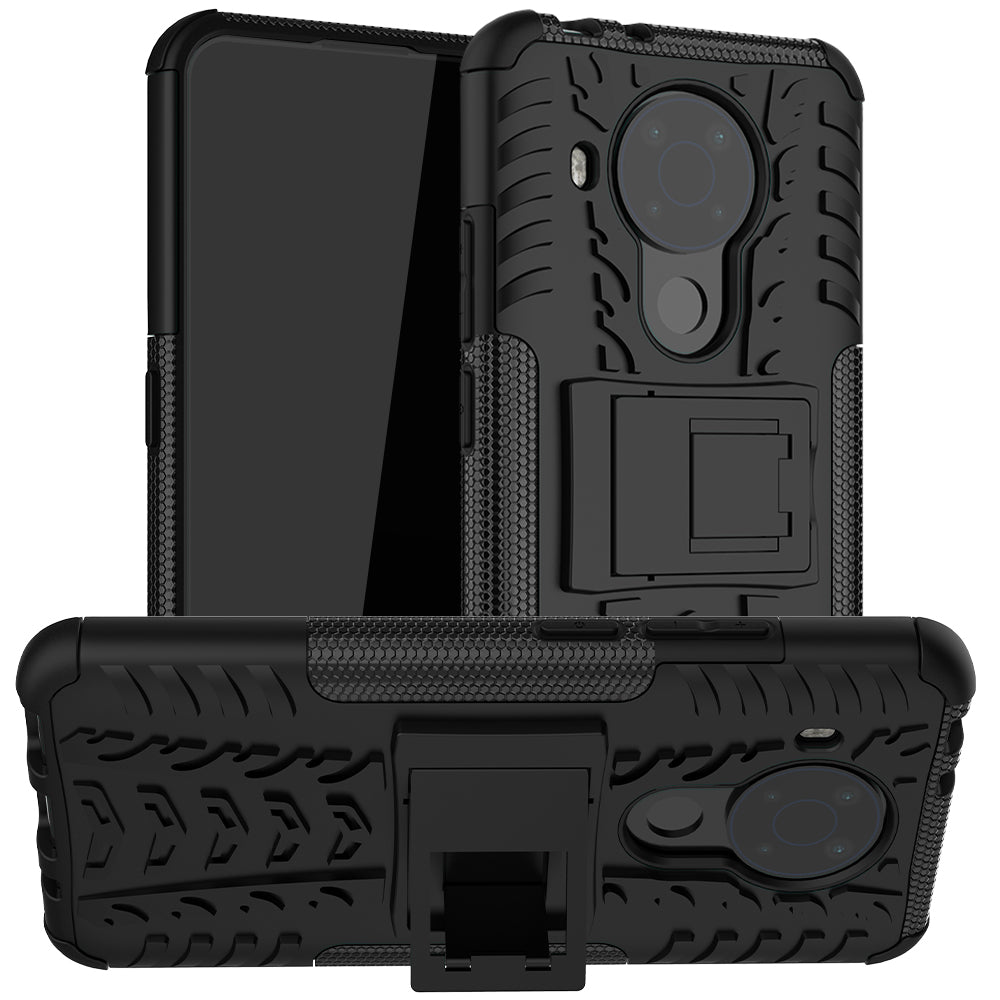 Cool Tyre Design PC + TPU Hybrid Shell Case with Kickstand for Nokia 3.4