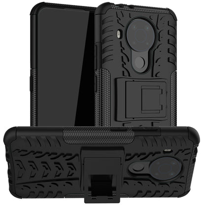 Cool Tyre Design PC + TPU Hybrid Shell Case with Kickstand for Nokia 3.4