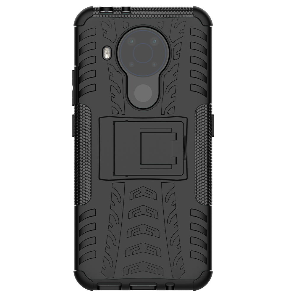 Cool Tyre Design PC + TPU Hybrid Shell Case with Kickstand for Nokia 3.4