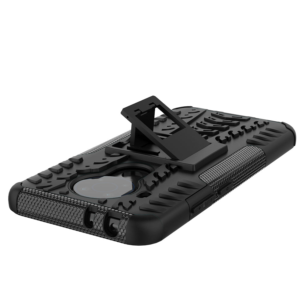 Cool Tyre Design PC + TPU Hybrid Shell Case with Kickstand for Nokia 3.4
