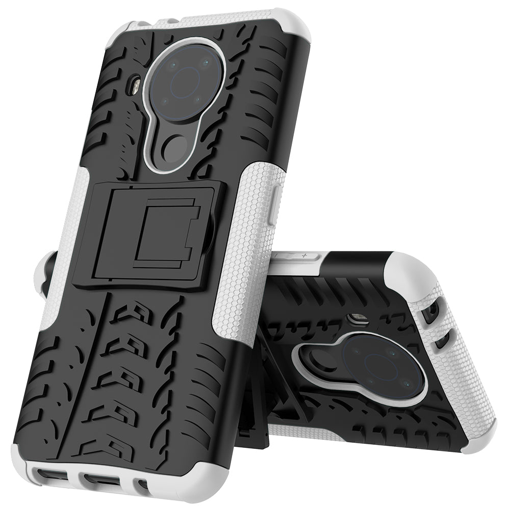 Cool Tyre Design PC + TPU Hybrid Shell Case with Kickstand for Nokia 3.4
