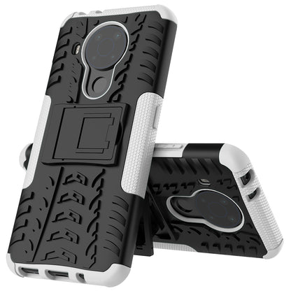 Cool Tyre Design PC + TPU Hybrid Shell Case with Kickstand for Nokia 3.4