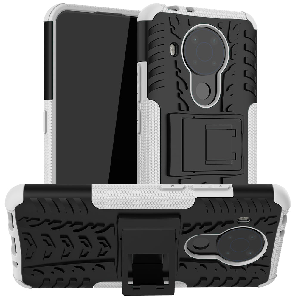 Cool Tyre Design PC + TPU Hybrid Shell Case with Kickstand for Nokia 3.4