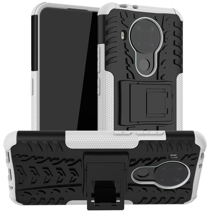 Cool Tyre Design PC + TPU Hybrid Shell Case with Kickstand for Nokia 3.4