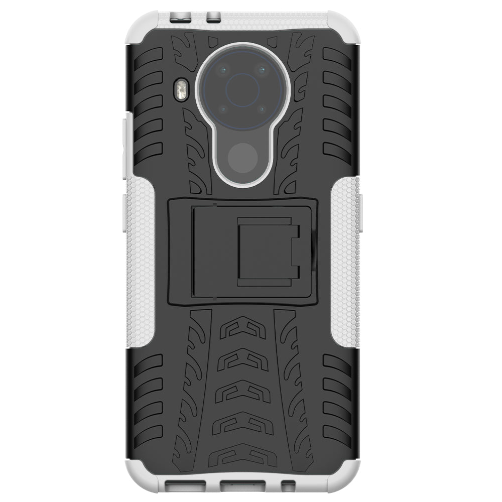 Cool Tyre Design PC + TPU Hybrid Shell Case with Kickstand for Nokia 3.4