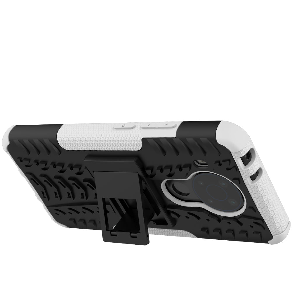 Cool Tyre Design PC + TPU Hybrid Shell Case with Kickstand for Nokia 3.4