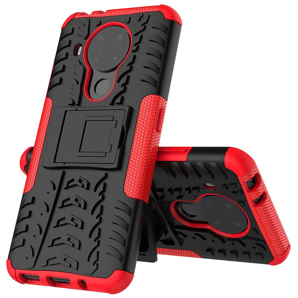 Cool Tyre Design PC + TPU Hybrid Shell Case with Kickstand for Nokia 3.4