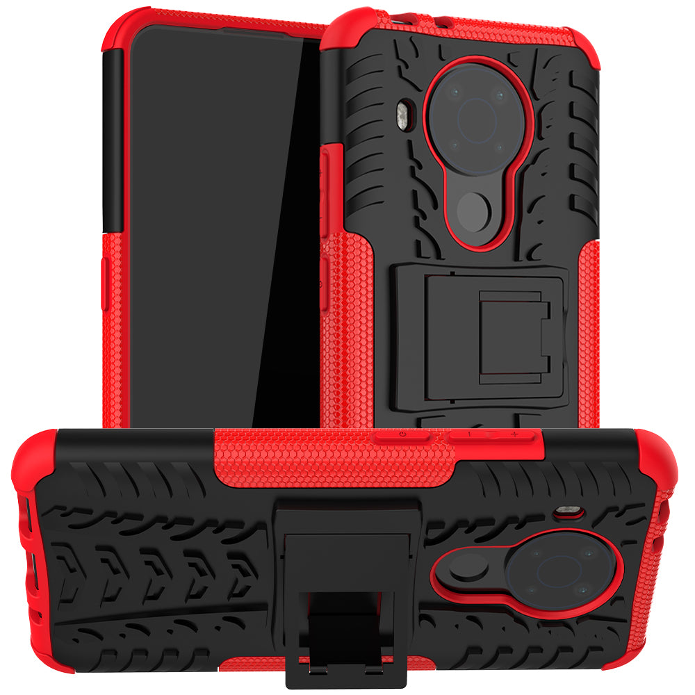 Cool Tyre Design PC + TPU Hybrid Shell Case with Kickstand for Nokia 3.4