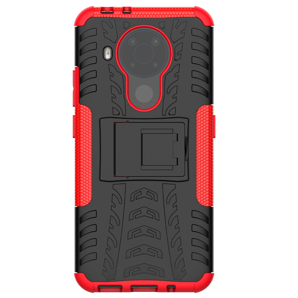 Cool Tyre Design PC + TPU Hybrid Shell Case with Kickstand for Nokia 3.4