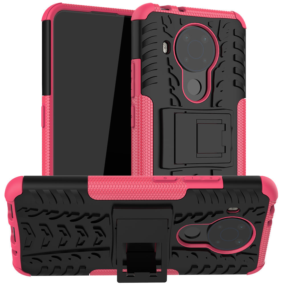 Cool Tyre Design PC + TPU Hybrid Shell Case with Kickstand for Nokia 3.4