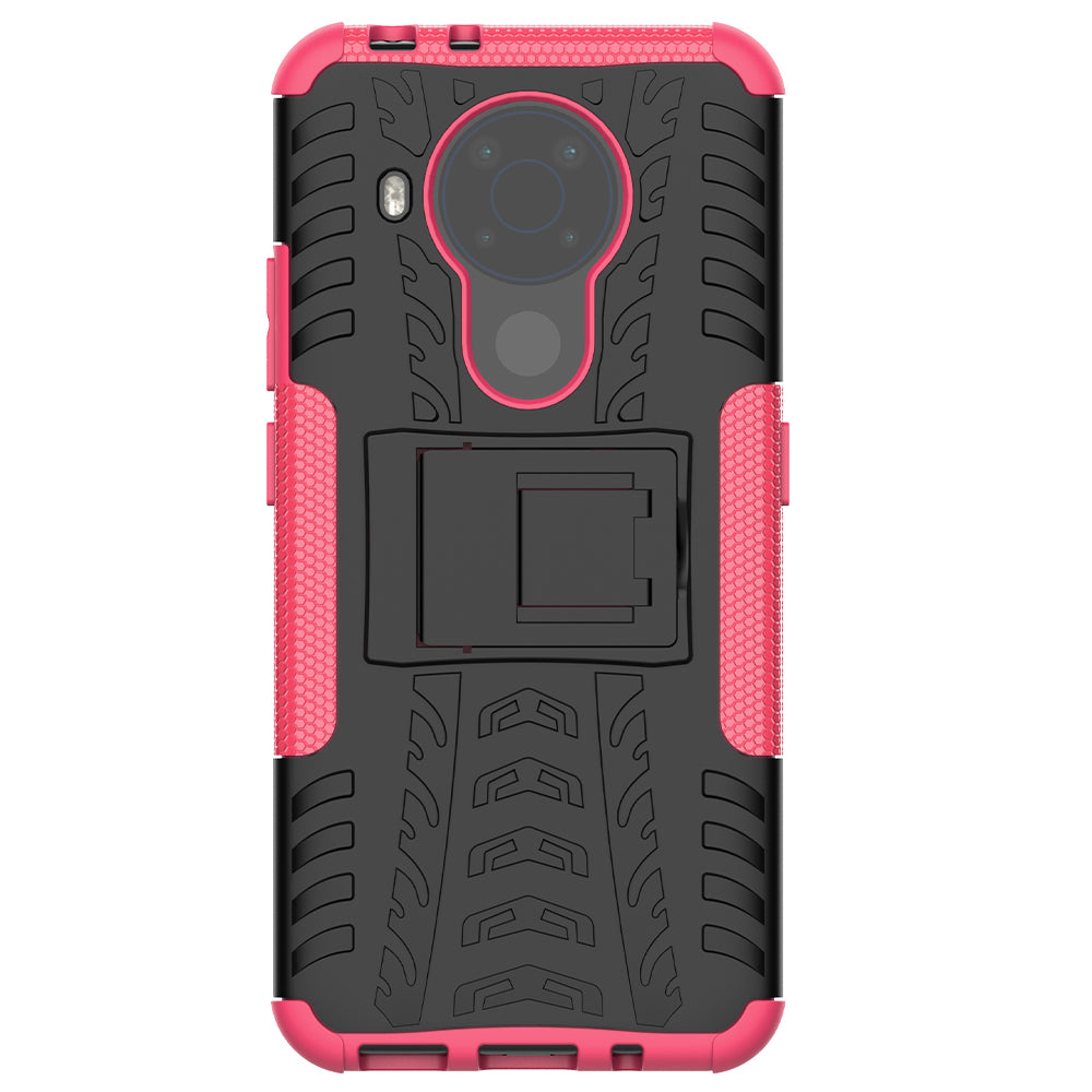 Cool Tyre Design PC + TPU Hybrid Shell Case with Kickstand for Nokia 3.4