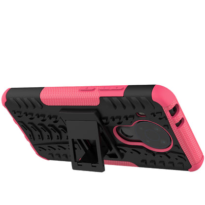 Cool Tyre Design PC + TPU Hybrid Shell Case with Kickstand for Nokia 3.4