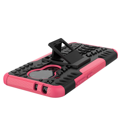 Cool Tyre Design PC + TPU Hybrid Shell Case with Kickstand for Nokia 3.4
