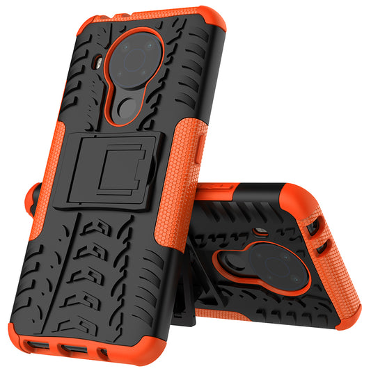 Cool Tyre Design PC + TPU Hybrid Shell Case with Kickstand for Nokia 3.4