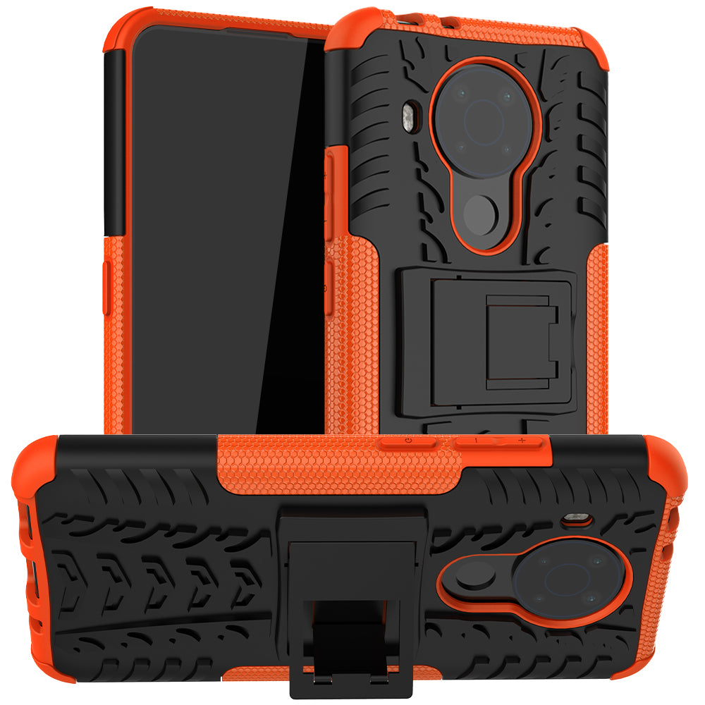 Cool Tyre Design PC + TPU Hybrid Shell Case with Kickstand for Nokia 3.4