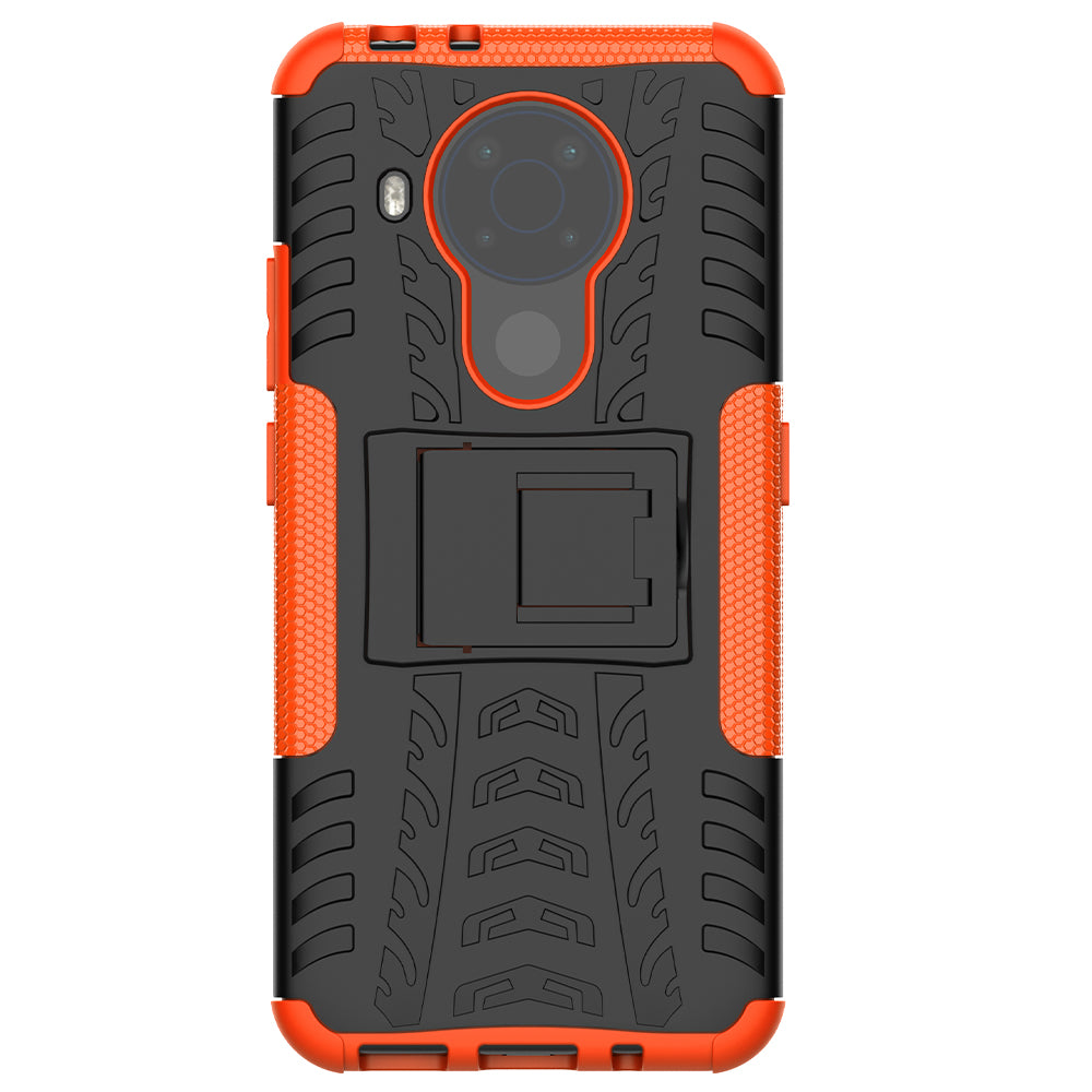 Cool Tyre Design PC + TPU Hybrid Shell Case with Kickstand for Nokia 3.4
