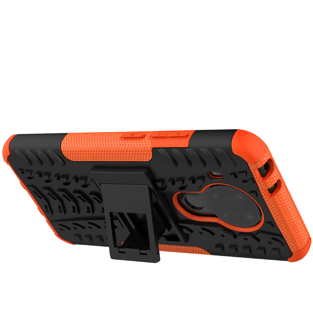 Cool Tyre Design PC + TPU Hybrid Shell Case with Kickstand for Nokia 3.4