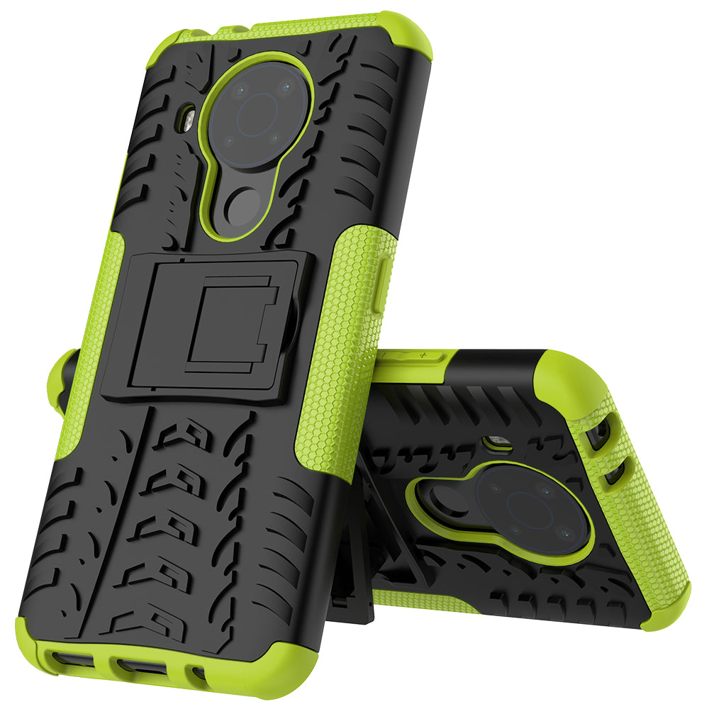 Cool Tyre Design PC + TPU Hybrid Shell Case with Kickstand for Nokia 3.4