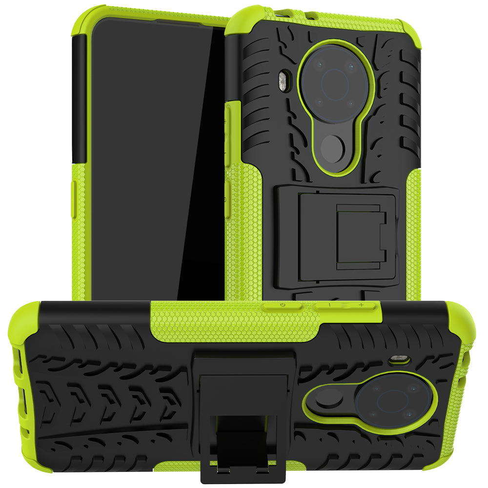 Cool Tyre Design PC + TPU Hybrid Shell Case with Kickstand for Nokia 3.4