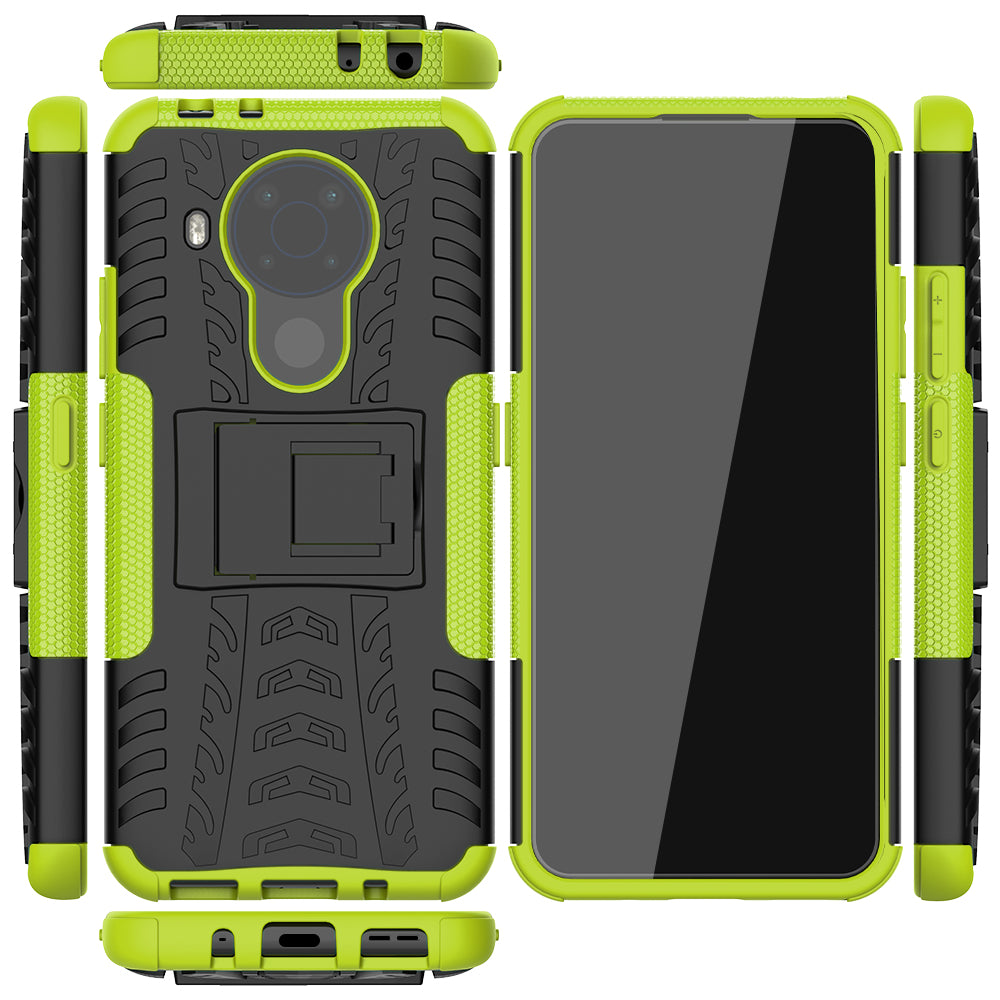 Cool Tyre Design PC + TPU Hybrid Shell Case with Kickstand for Nokia 3.4