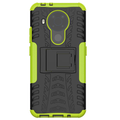 Cool Tyre Design PC + TPU Hybrid Shell Case with Kickstand for Nokia 3.4