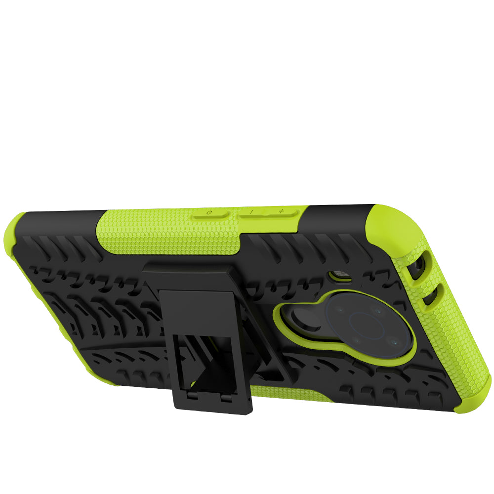 Cool Tyre Design PC + TPU Hybrid Shell Case with Kickstand for Nokia 3.4