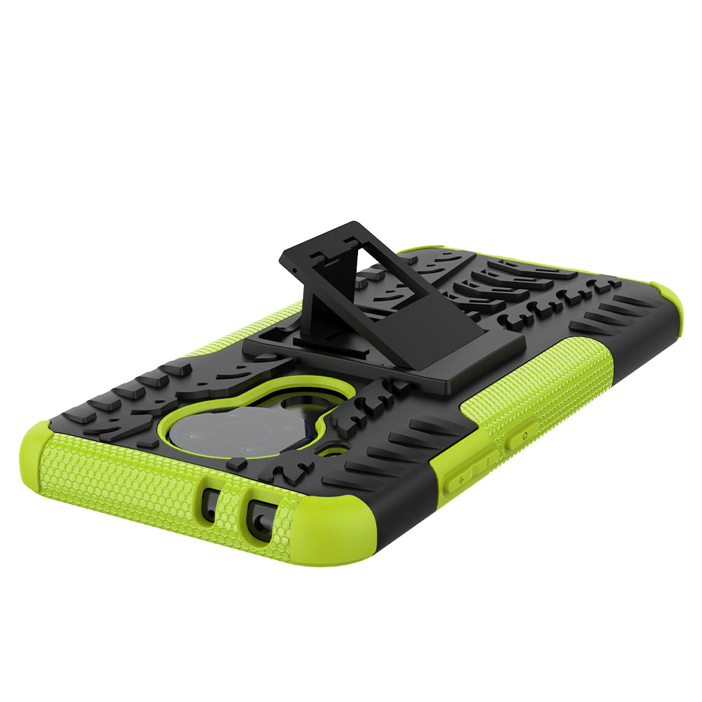 Cool Tyre Design PC + TPU Hybrid Shell Case with Kickstand for Nokia 3.4
