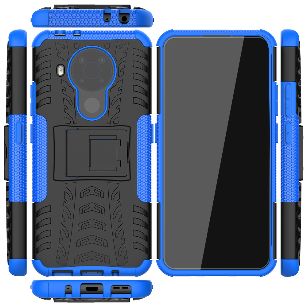 Cool Tyre Design PC + TPU Hybrid Shell Case with Kickstand for Nokia 3.4