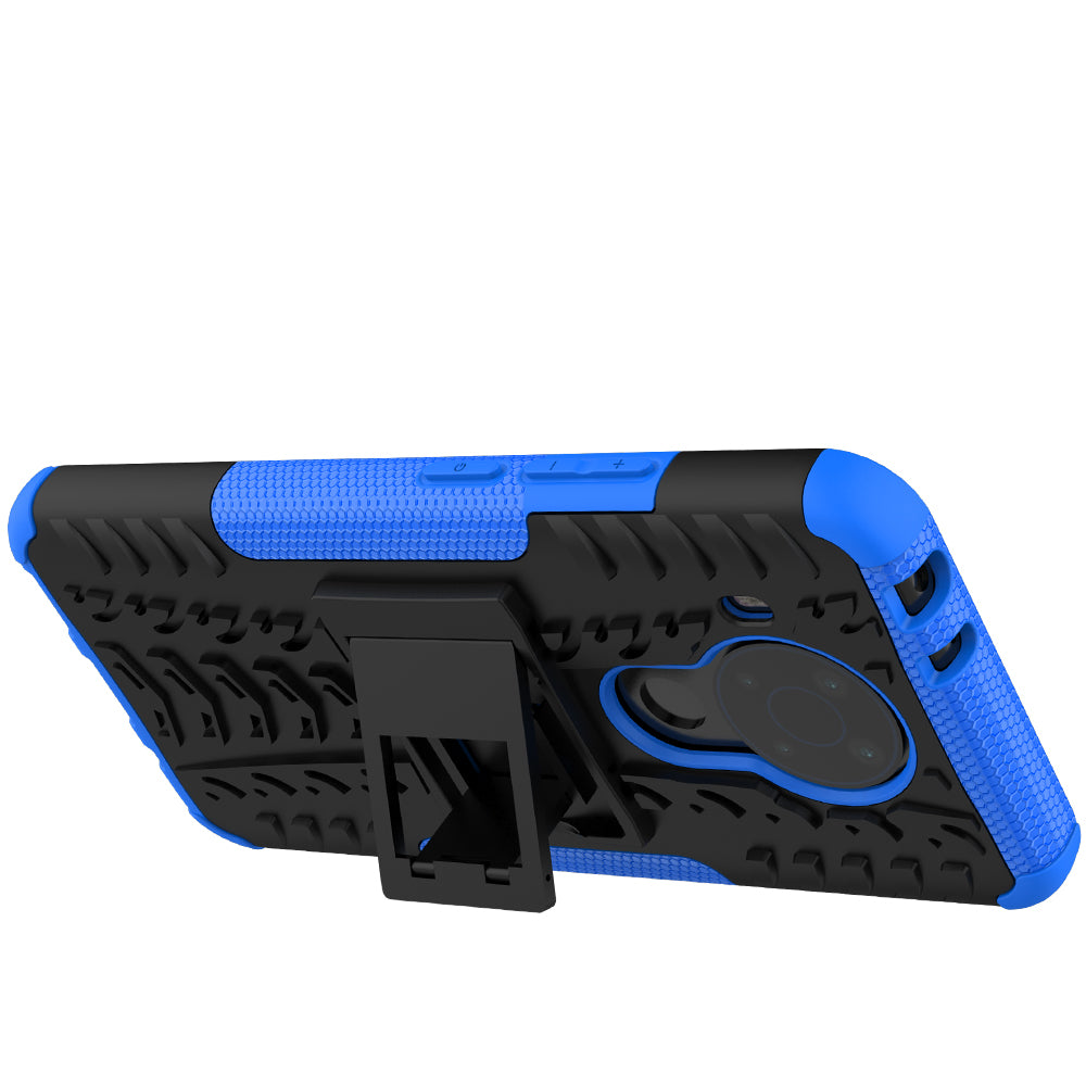 Cool Tyre Design PC + TPU Hybrid Shell Case with Kickstand for Nokia 3.4