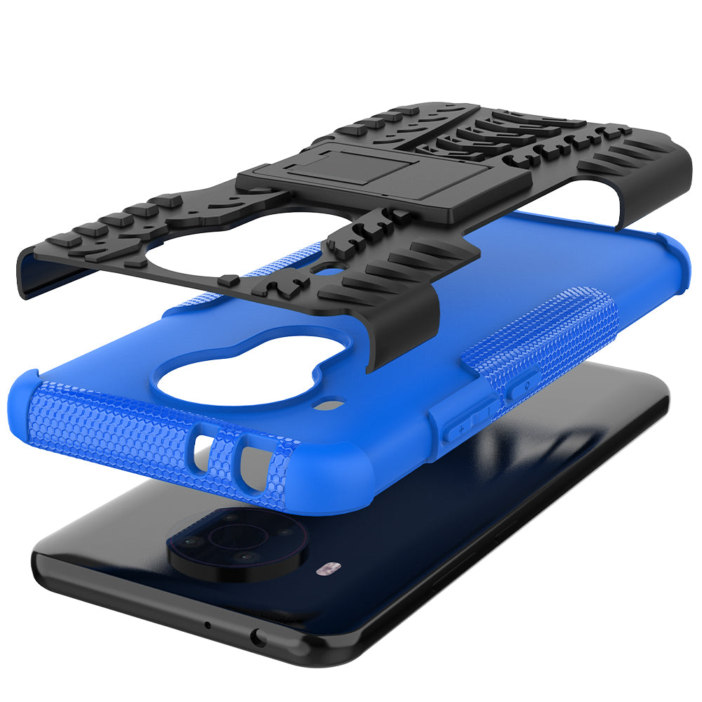 Cool Tyre Design PC + TPU Hybrid Shell Case with Kickstand for Nokia 3.4