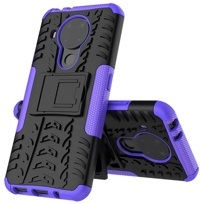 Cool Tyre Design PC + TPU Hybrid Shell Case with Kickstand for Nokia 3.4