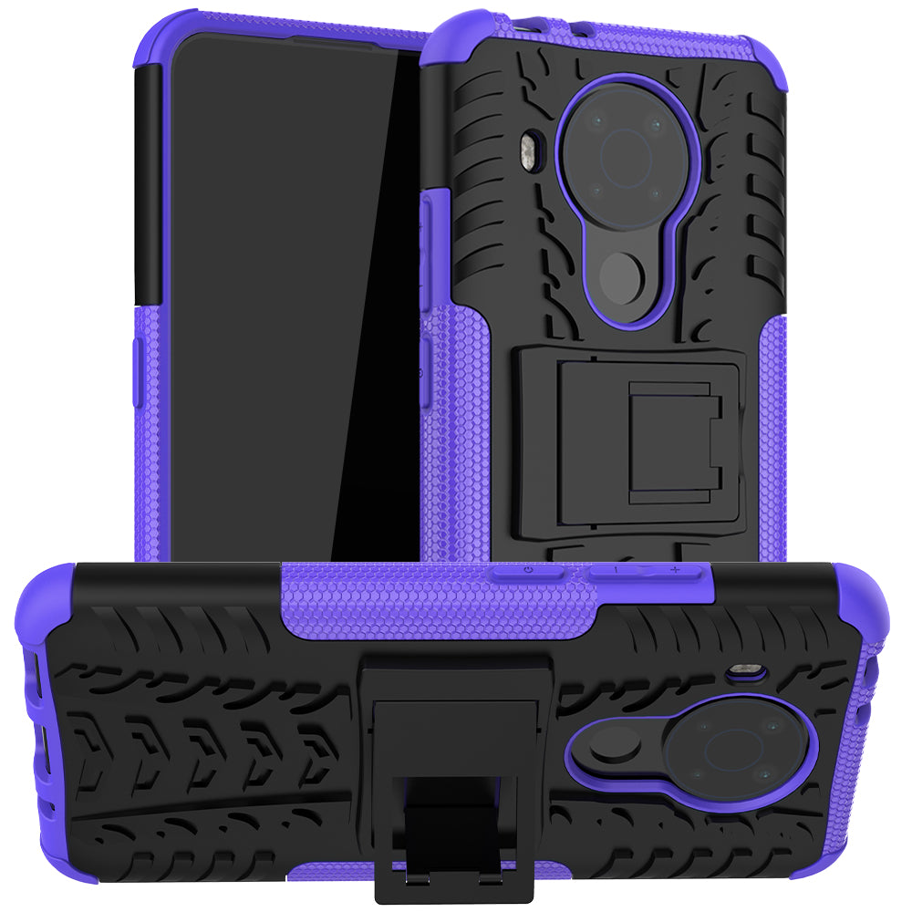 Cool Tyre Design PC + TPU Hybrid Shell Case with Kickstand for Nokia 3.4