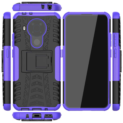 Cool Tyre Design PC + TPU Hybrid Shell Case with Kickstand for Nokia 3.4