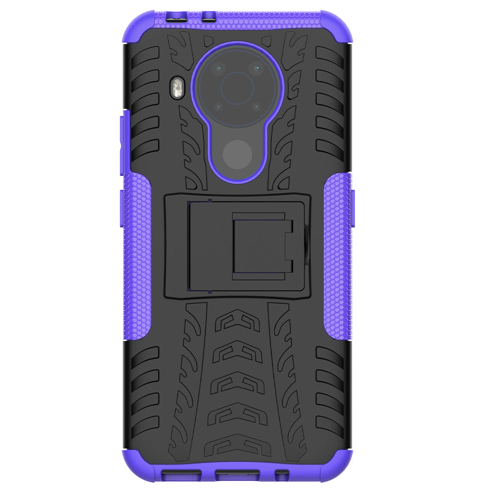 Cool Tyre Design PC + TPU Hybrid Shell Case with Kickstand for Nokia 3.4