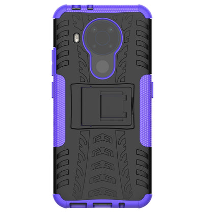 Cool Tyre Design PC + TPU Hybrid Shell Case with Kickstand for Nokia 3.4